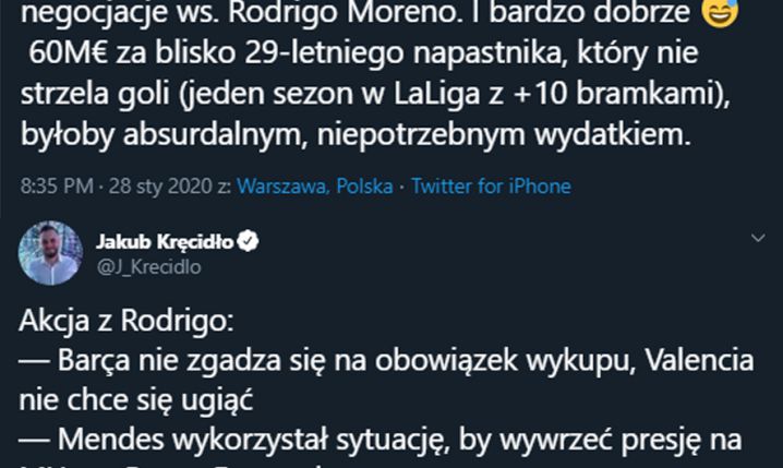 BARCELONA ZRYWA NEGOCJACJE WS. RODRIGO!